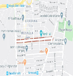 نقشه خیابان آپادانا خرمشهر
